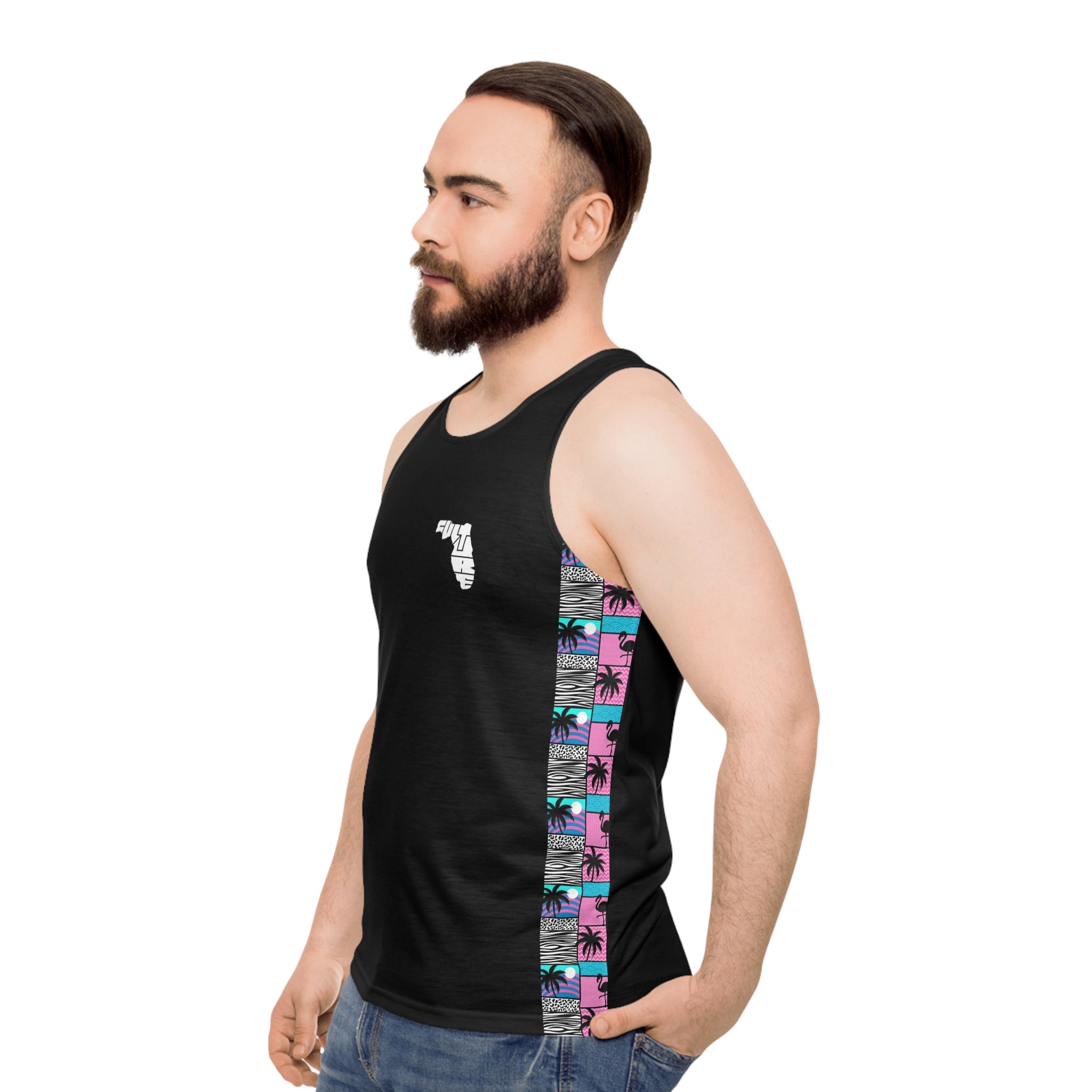 Miami Flamingo Tank Top Unisex