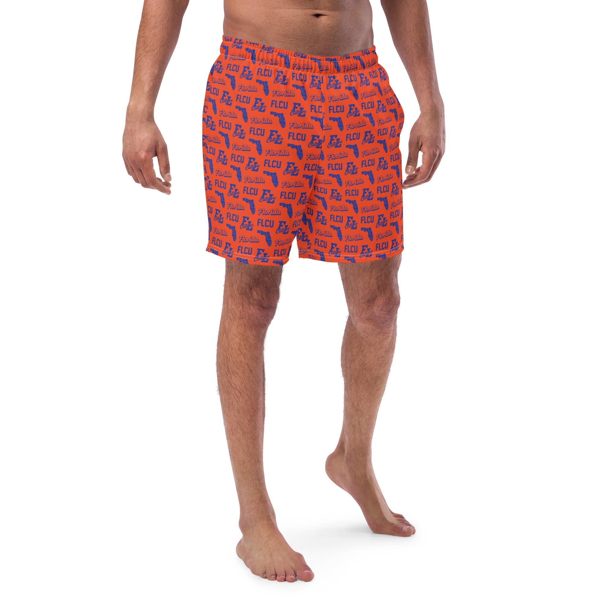 ALT Pattern Trunks Orange/Blue