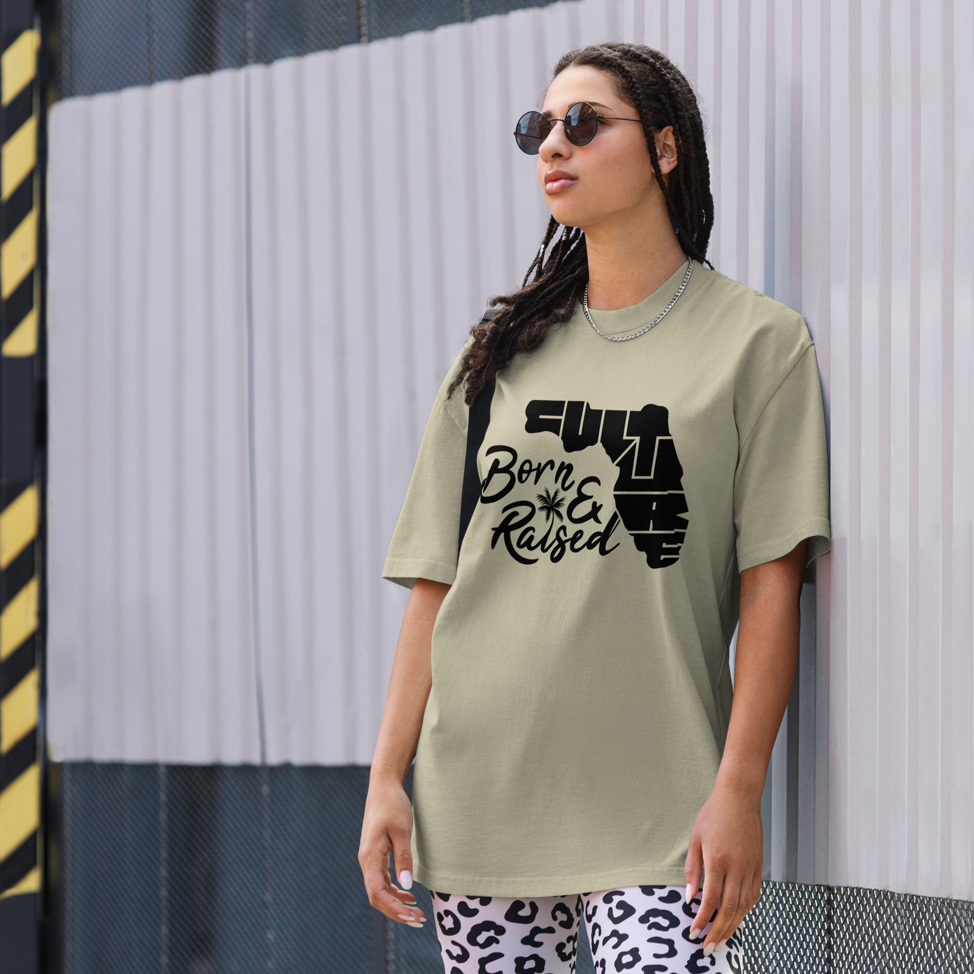 FL Culture Oversized Faded Tee