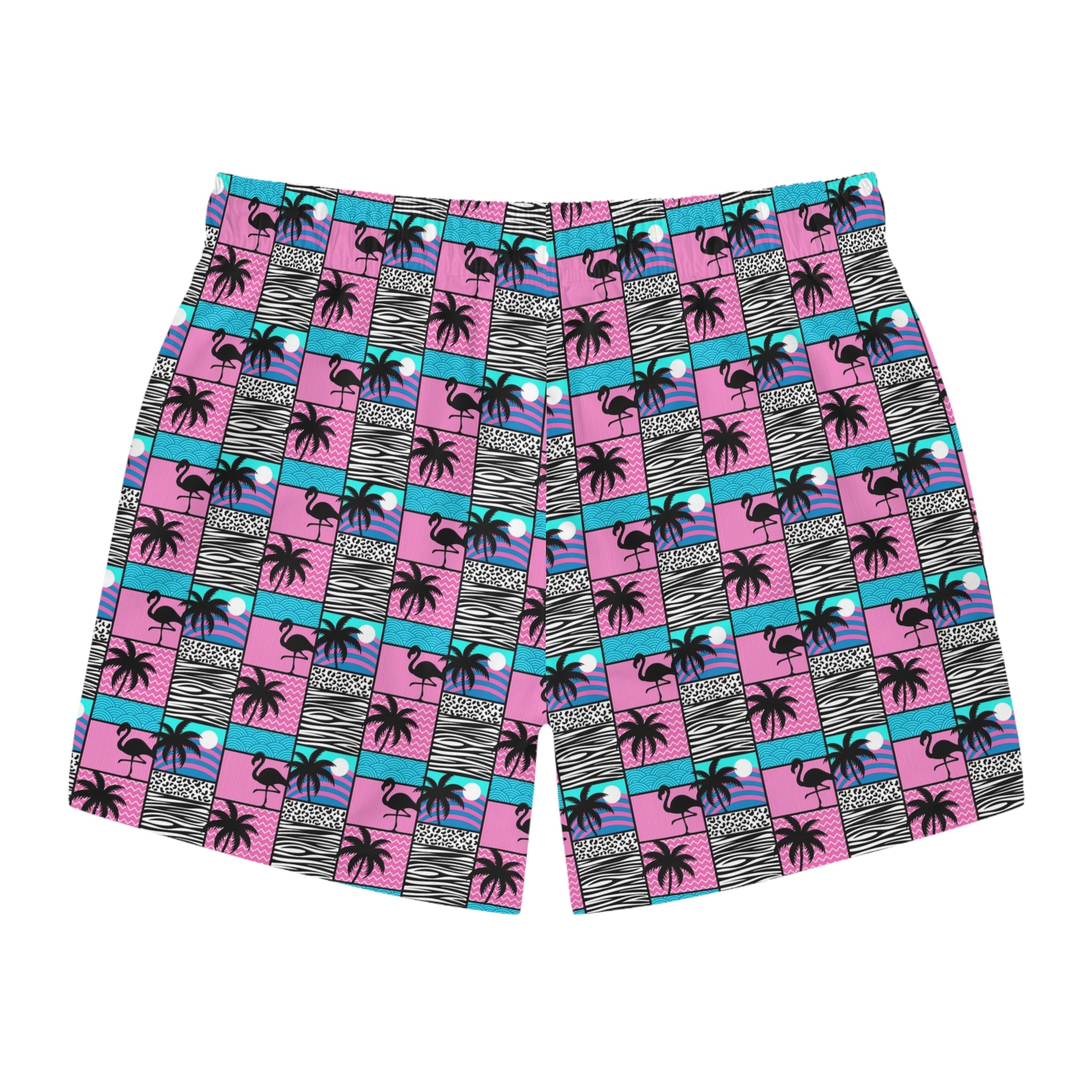 Flamingo Miami Culture Icon Swim Trunks