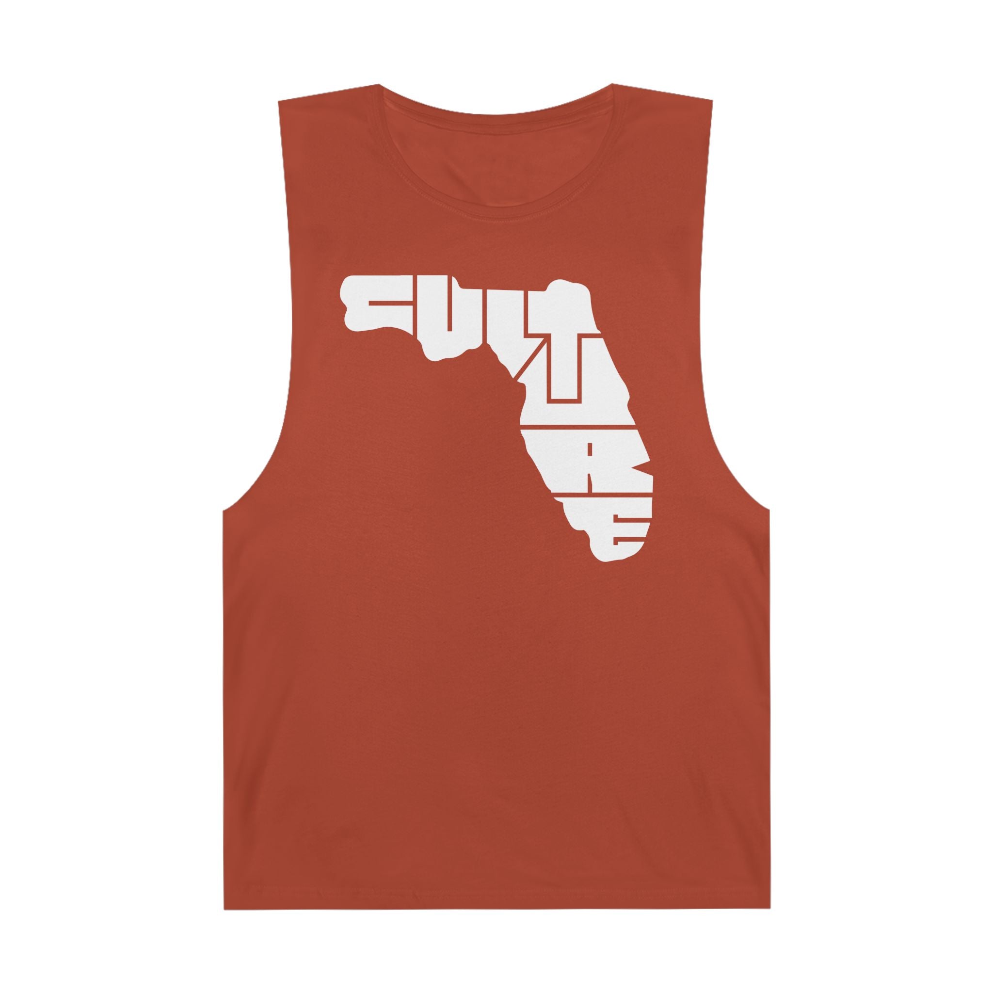 Unisex "CULTURE" White Icon Florida Tank Top - Comfortable Summer Wear