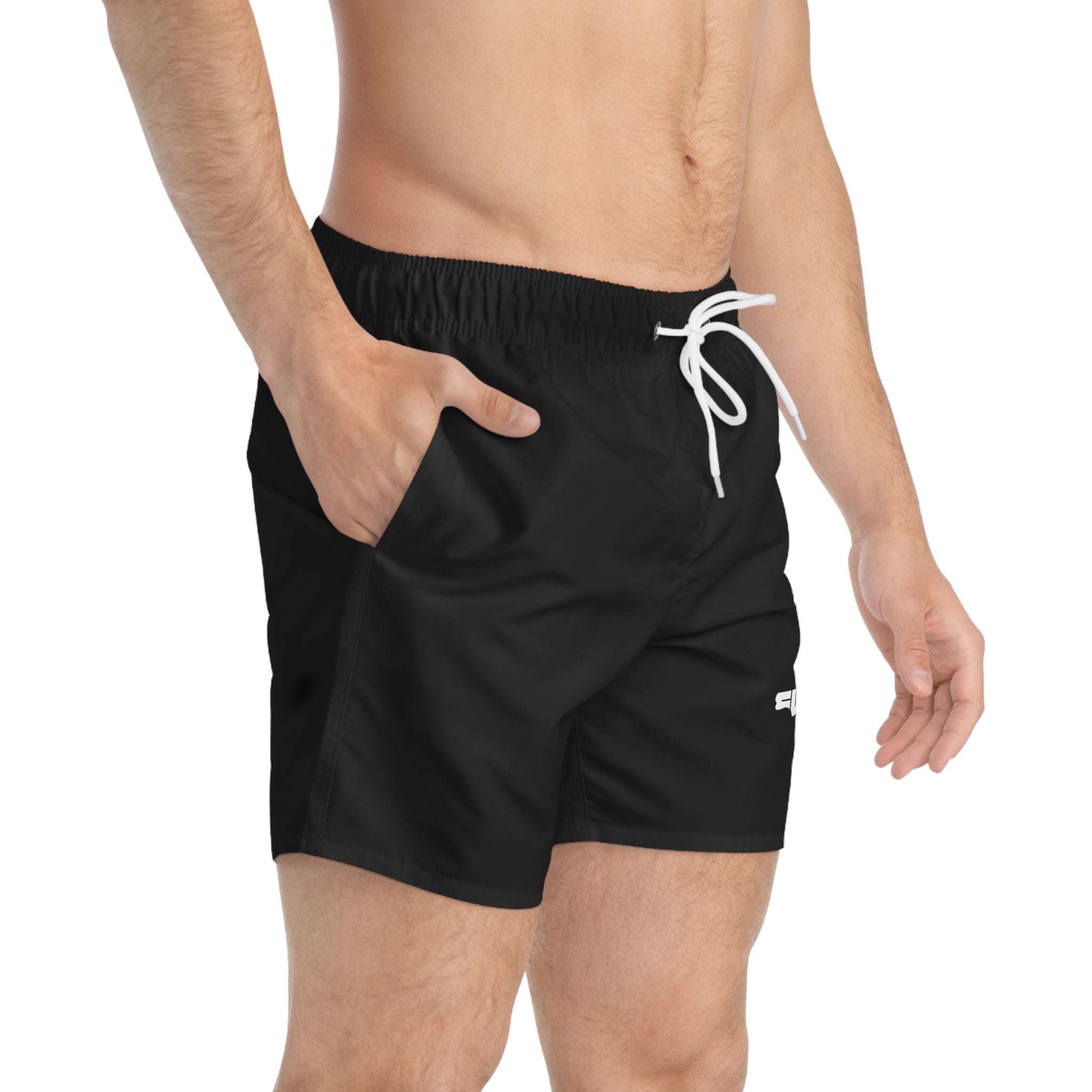 Culture Icon (Black) Swim Trunks