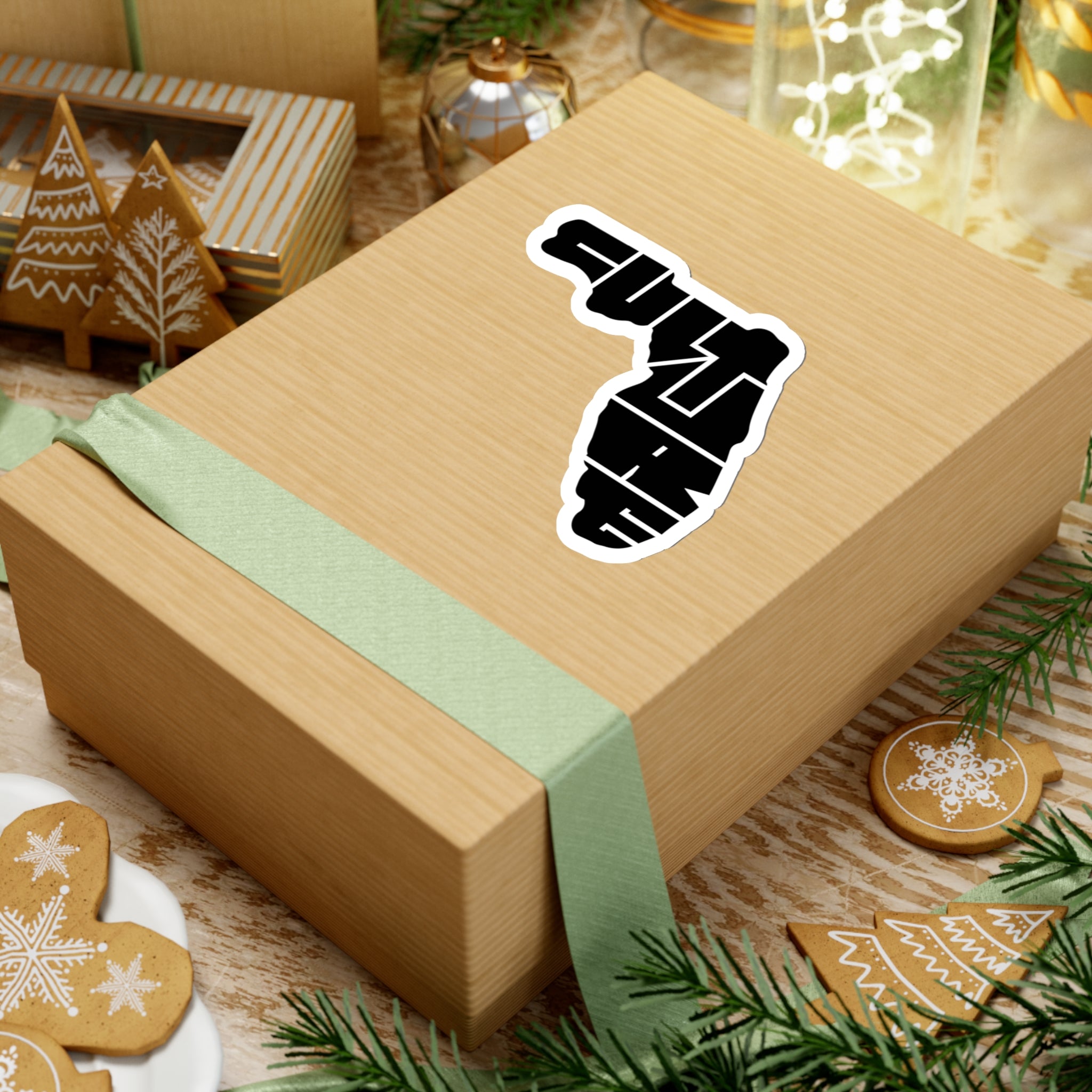 FL Culture Sticker Black