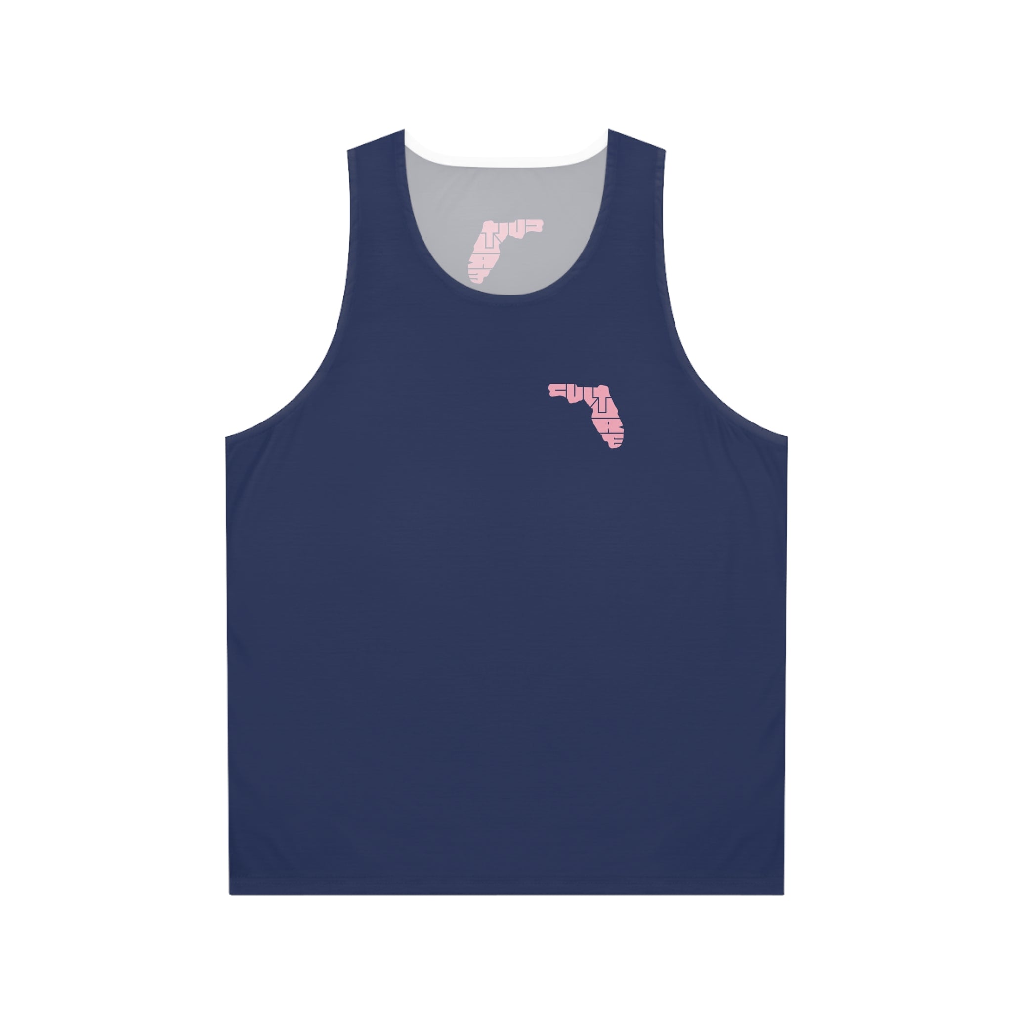 Pink Culture On Navy Tank Top Unisex