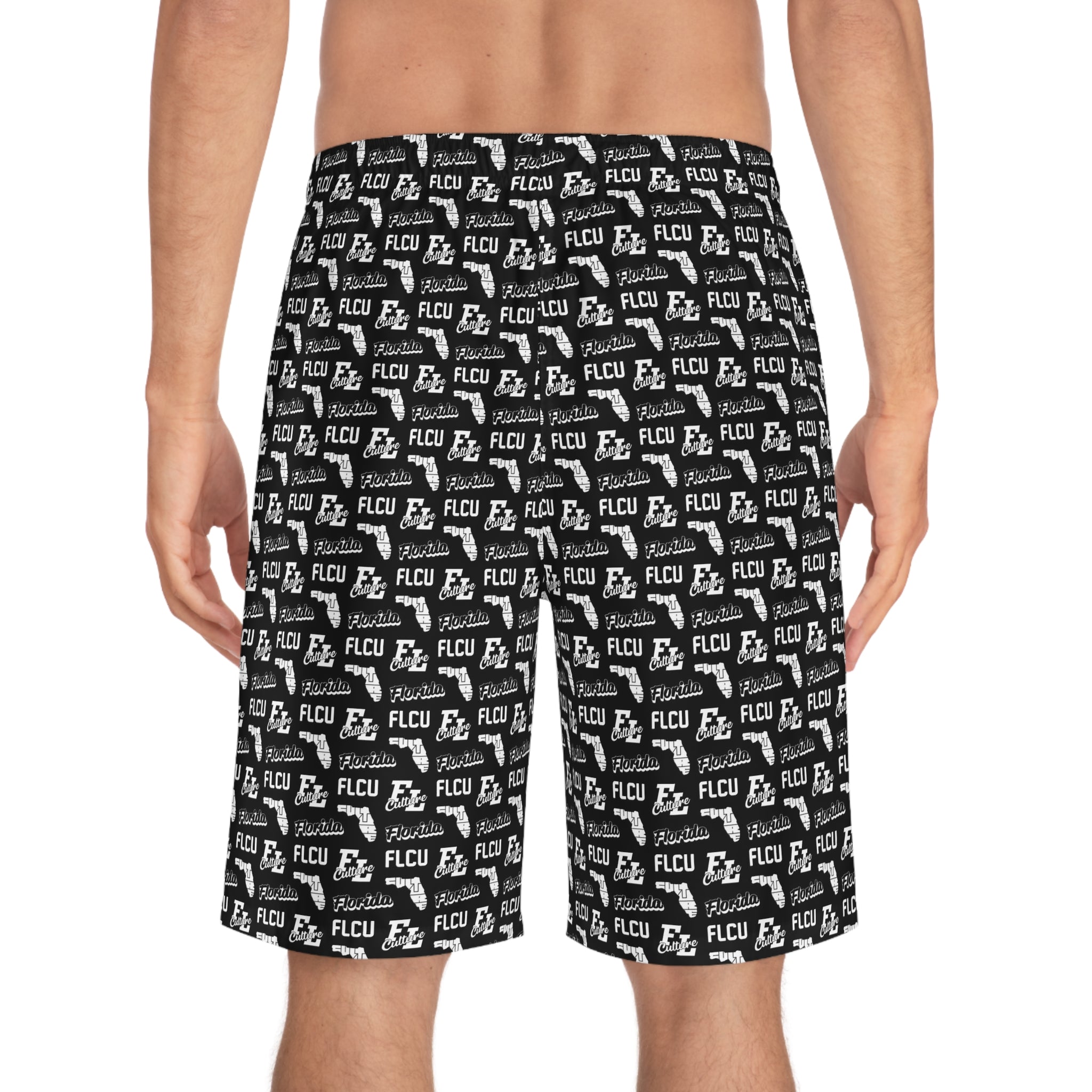 ALT Pattern Board Shorts Black/White