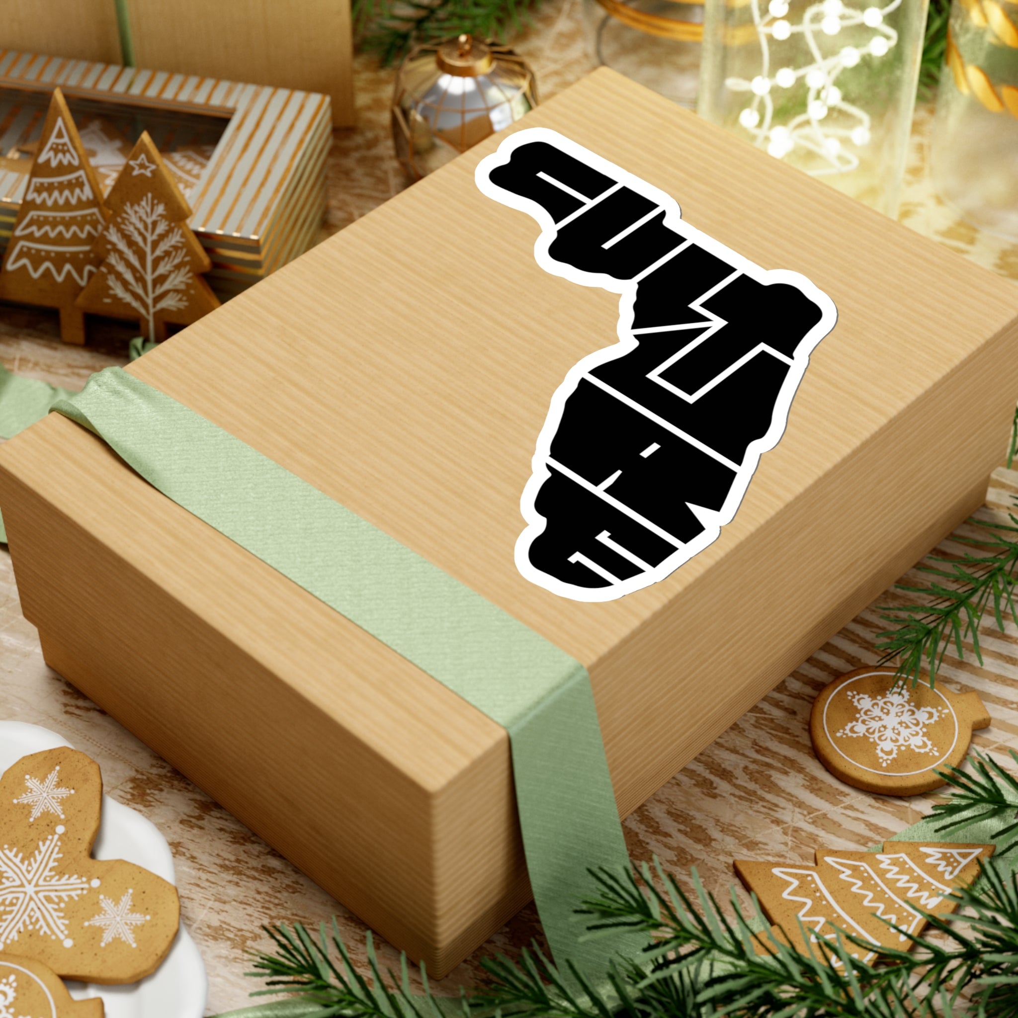 FL Culture Sticker Black