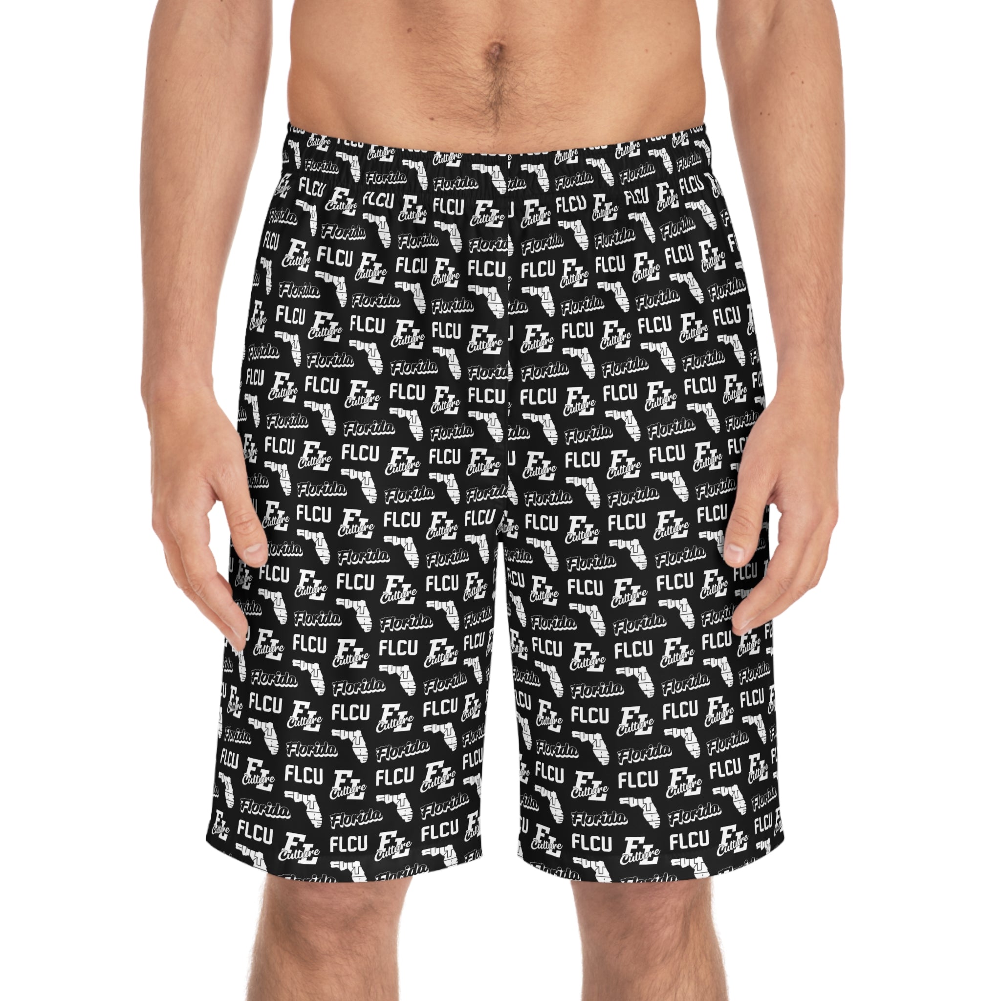 ALT Pattern Board Shorts Black/White