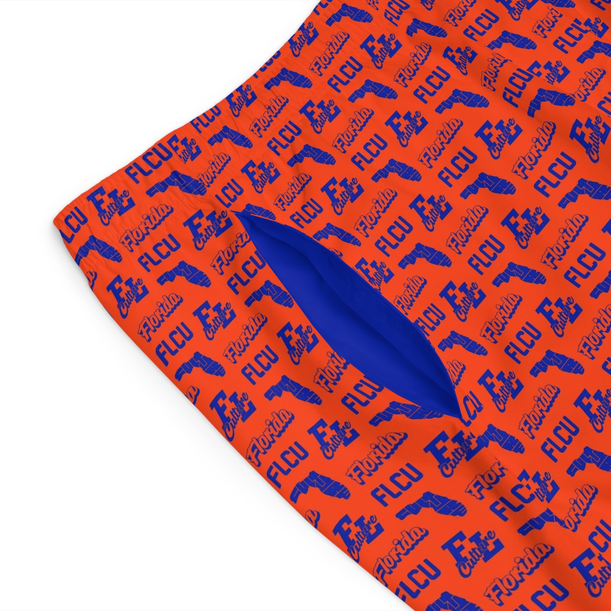 ALT Pattern Board Shorts Blue/Orange