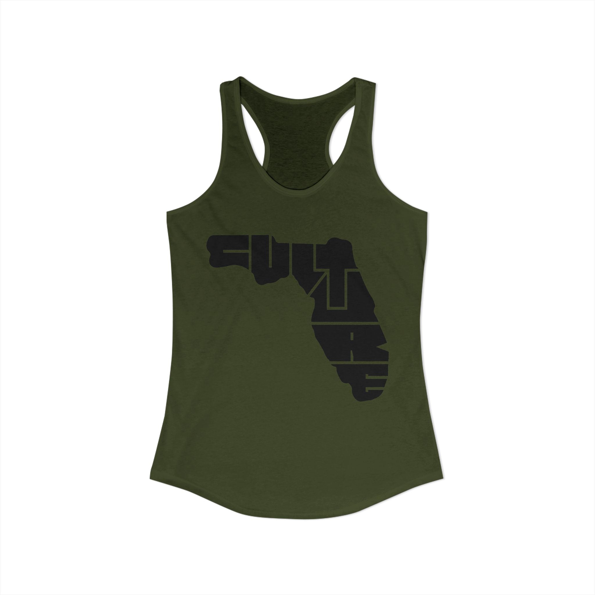 Culture Icon (Black) Racerback Tank