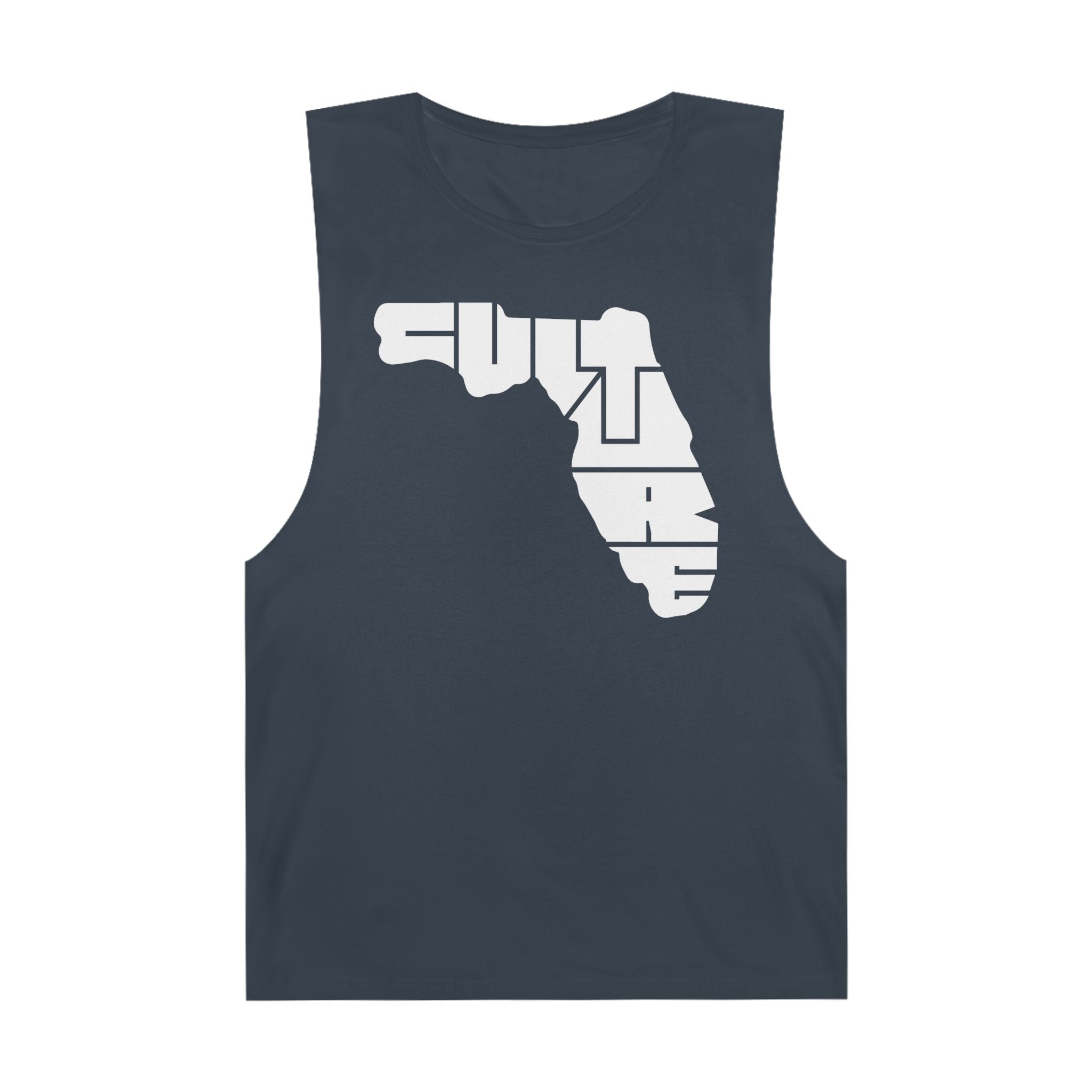 Unisex "CULTURE" White Icon Florida Tank Top - Comfortable Summer Wear