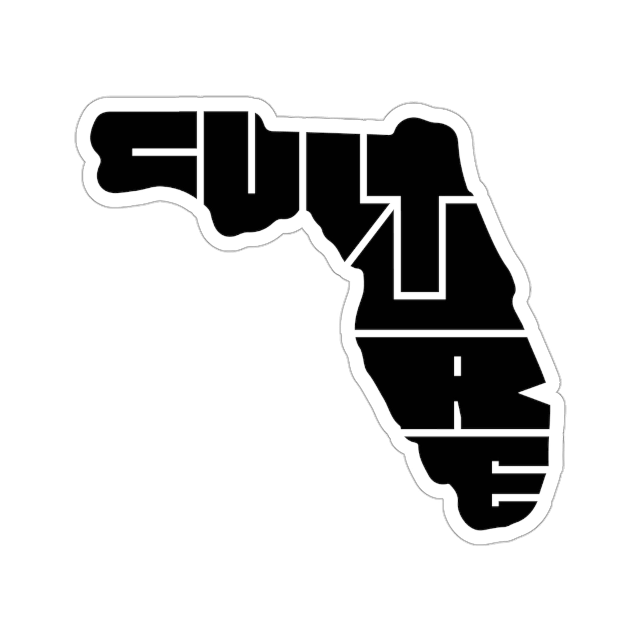 FL Culture Sticker Black