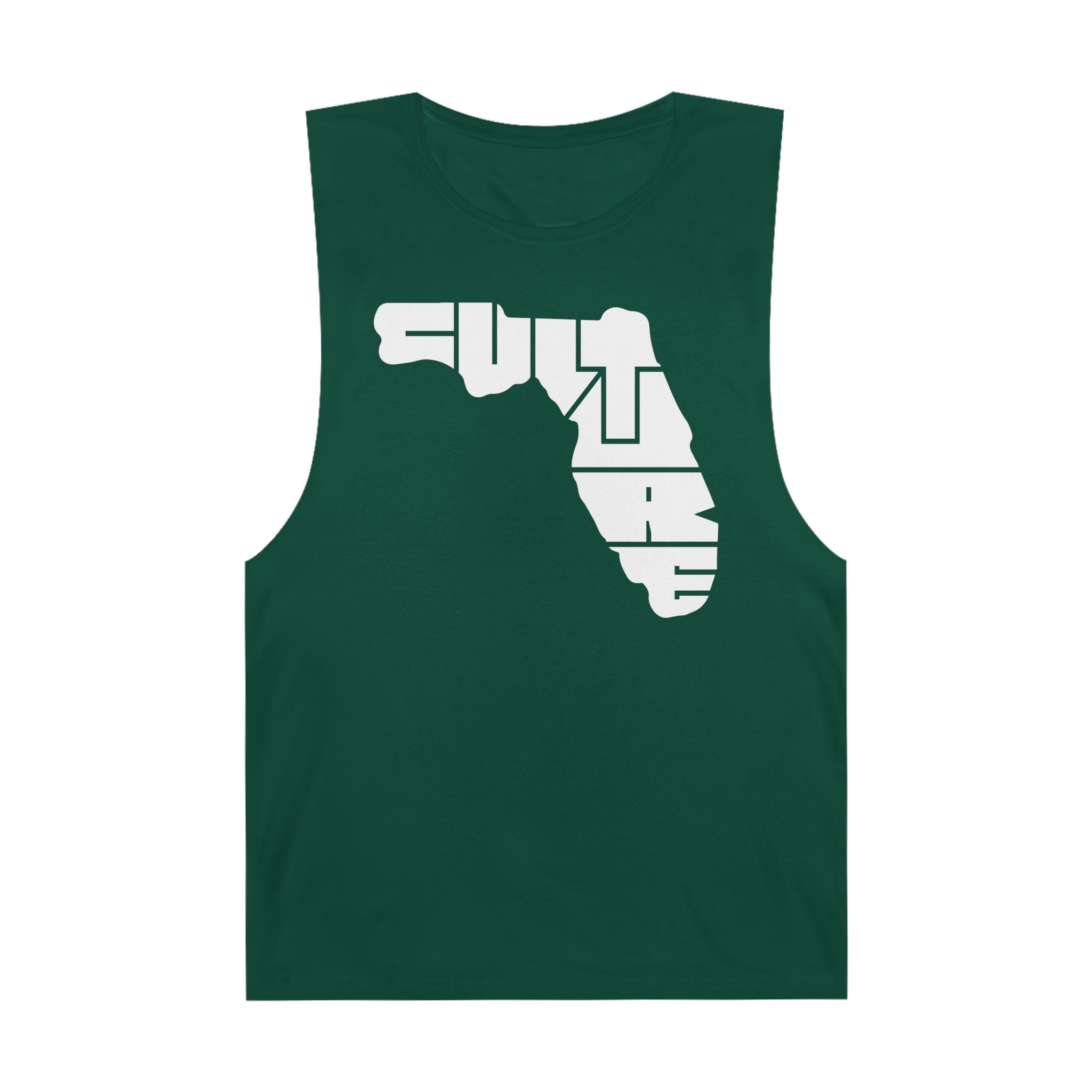 Unisex "CULTURE" White Icon Florida Tank Top - Comfortable Summer Wear
