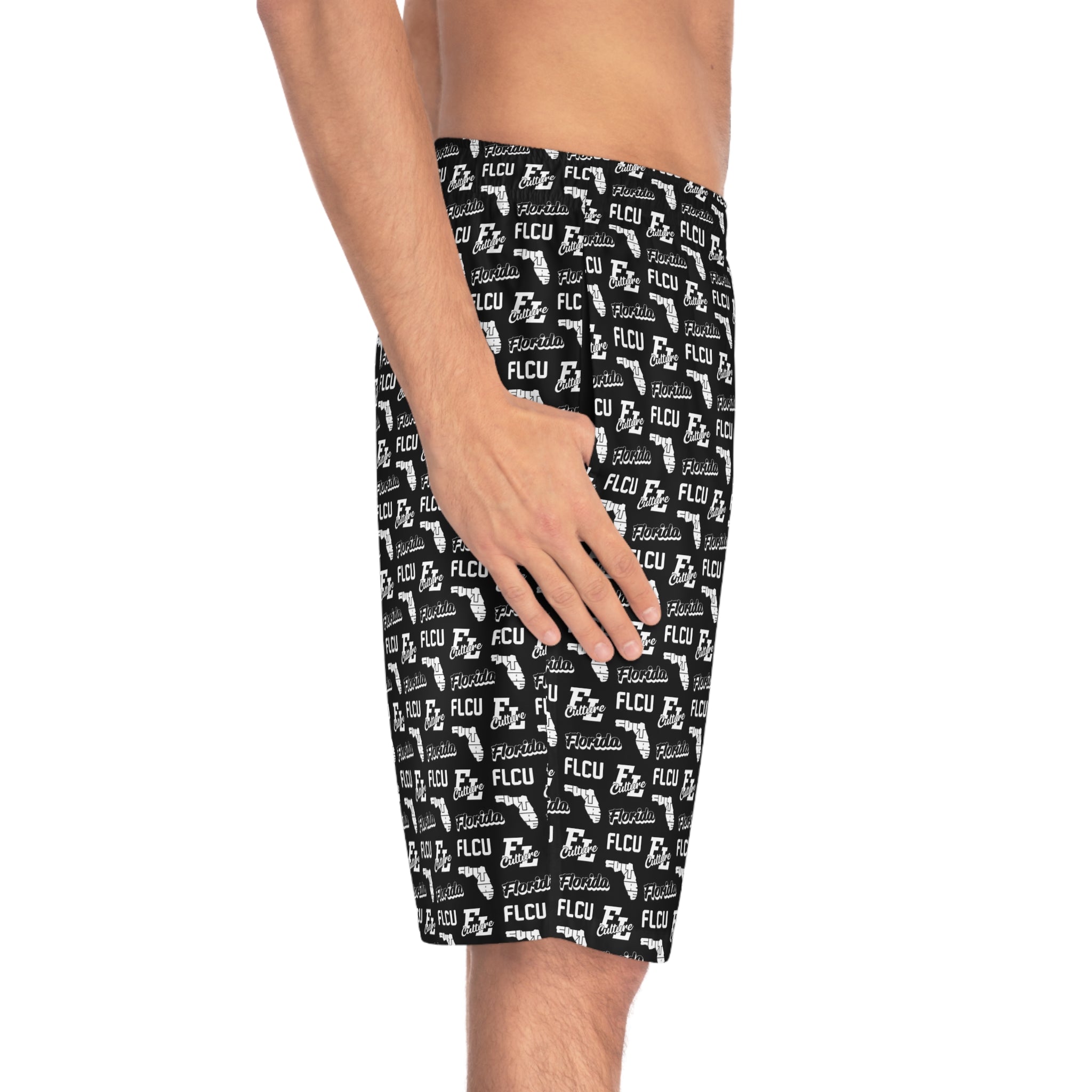 ALT Pattern Board Shorts Black/White