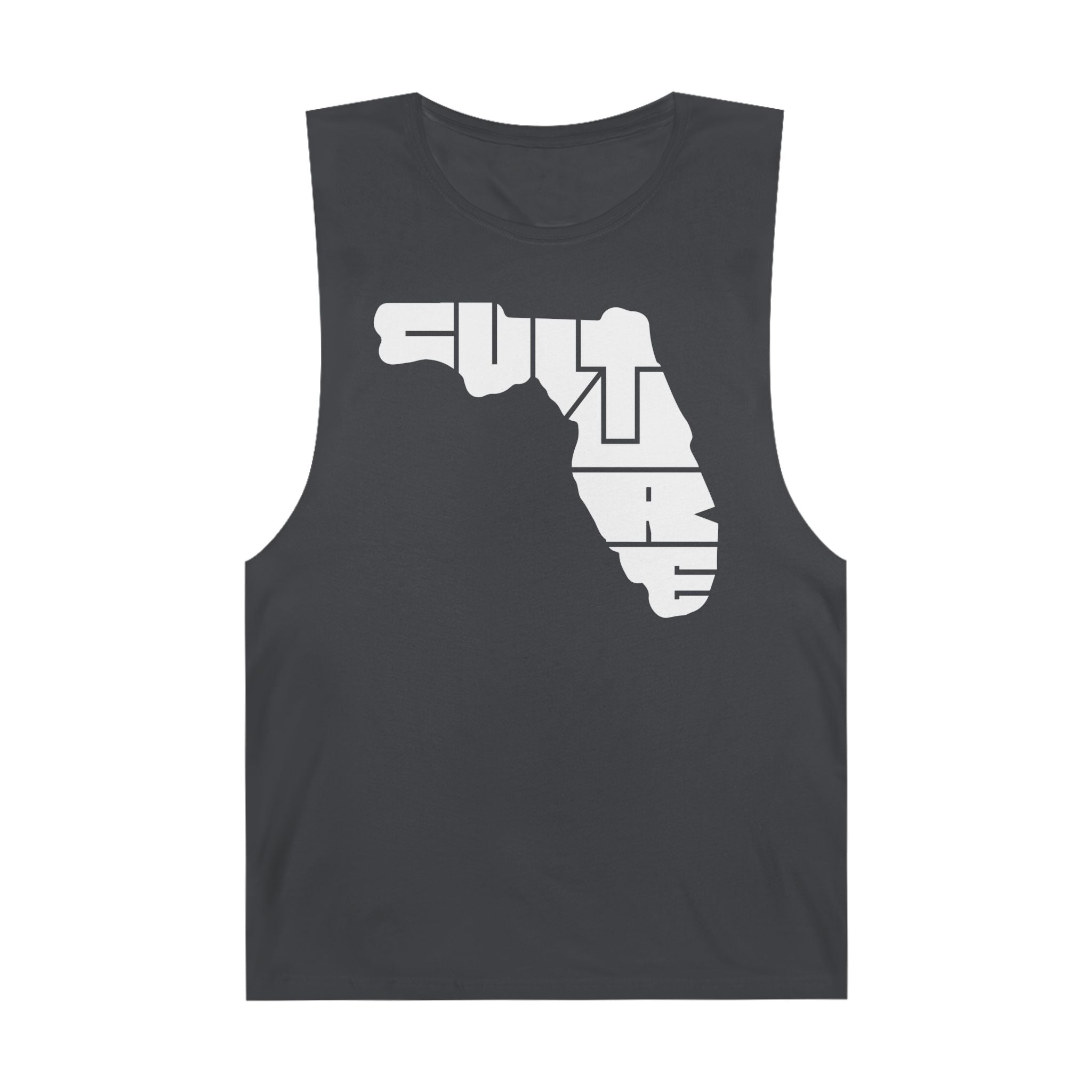 Unisex "CULTURE" White Icon Florida Tank Top - Comfortable Summer Wear