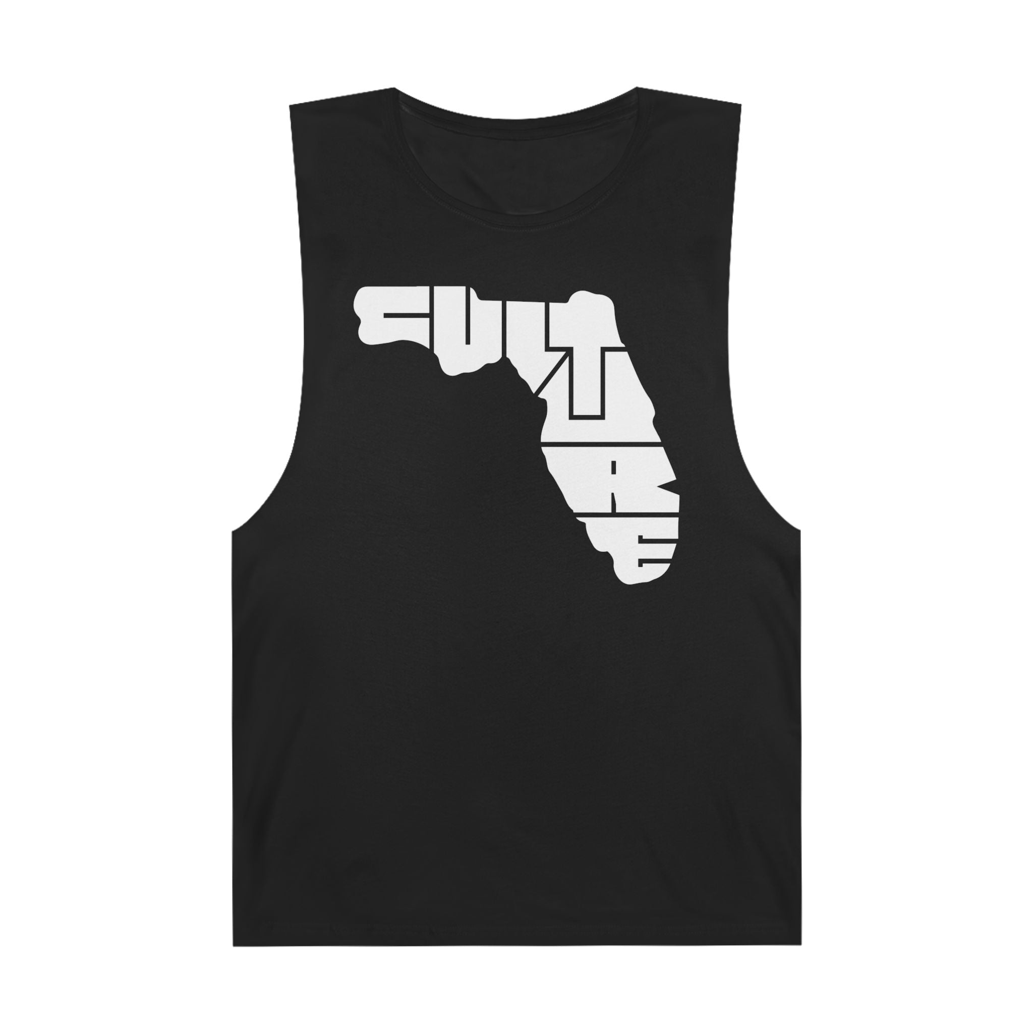 Unisex "CULTURE" White Icon Florida Tank Top - Comfortable Summer Wear