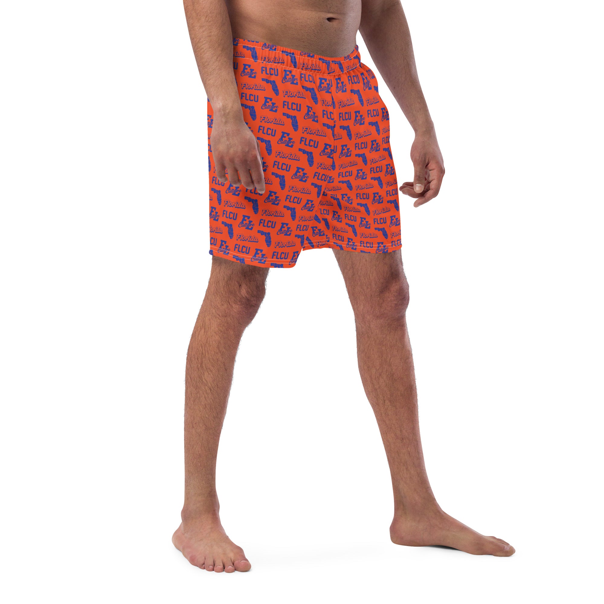ALT Pattern Trunks Orange/Blue